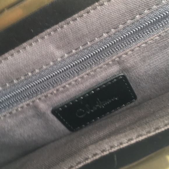 Cole Haan black with bronze hardware clutch purse. - Picture 4 of 6